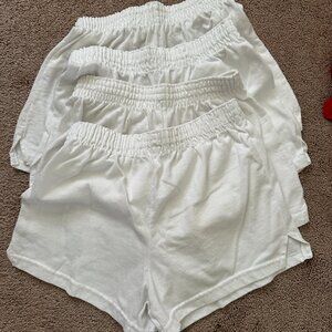 Soffe cheer shorts youth medium (4 pairs)